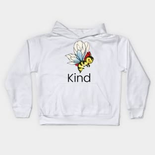 Cute Graphic Bee Kind "Be Kind" Kids Hoodie